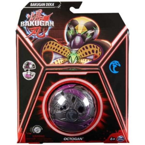 DescriereProdus de renumitul producator de jucarii Spin Master Bakugan Deka se inspira din popularul serial animat japonez destinat copiilorPovestea se concentreaza pe rivalii care utilizeaza creaturi Bakugan in luptaBakugan Deka este o colectie distinctiva de figuri mari Bakugan cu o sfera cu diametrul de pana la 8 cm Figura Octogan prezinta aspectul unei caracatite negreSetul includeBakugan DekaJetoane 