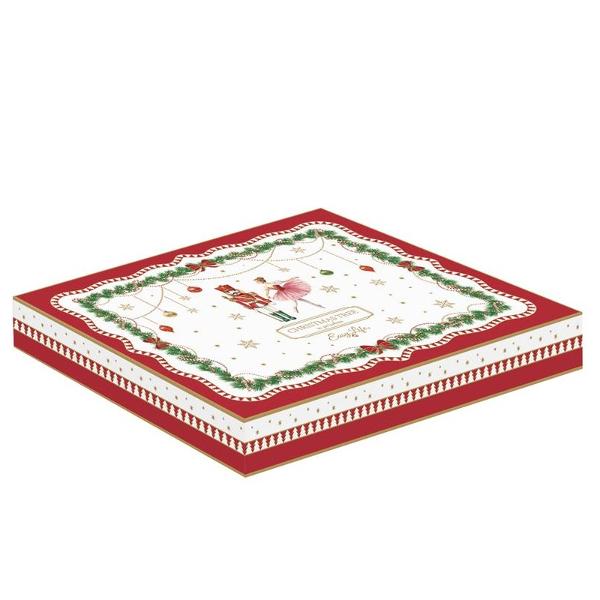 Platou de portelan in forma de brad Magie de Noel 20x25 cm Easy Life R1481mnoe