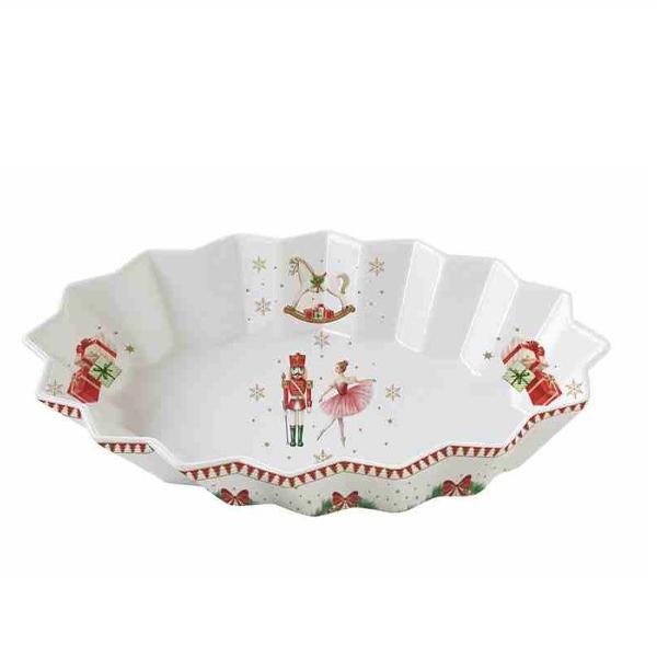 Platou de portelan Magie de Noel 25x17 cm Easy Life R1048mnoe