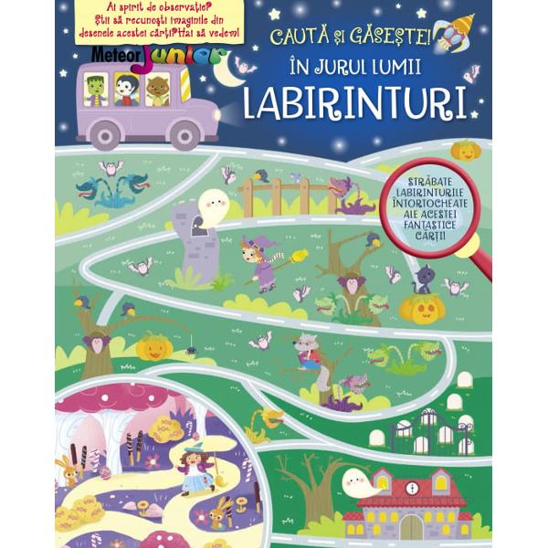 Caut&259; &537;i descoper&259; ie&537;irea din labirintO carte plin&259; cu labirinturi care îi poart&259; pe micu&539;i în jurul lumii