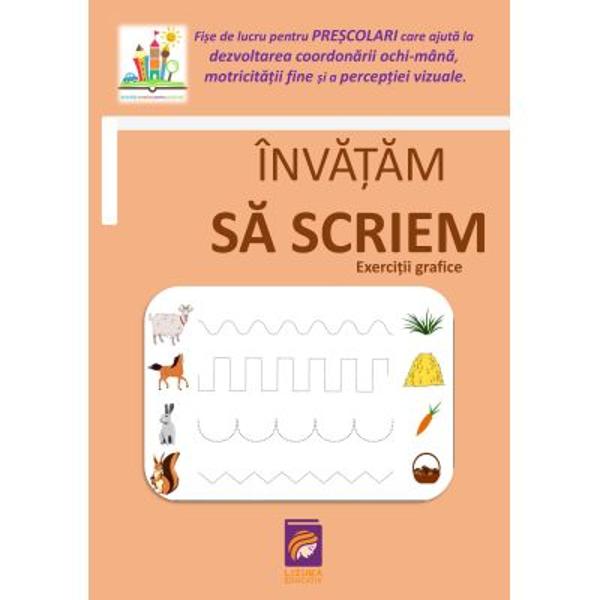 Stima&539;i profesori dragi p&259;rin&539;i Aceste fi&537;e ajut&259; la dezvoltarea coordon&259;rii ochi-mân&259; a motricit&259;&539;ii fine &537;i a percep&539;iei vizuale Exerci&539;iile vizeaz&259; trasarea general&259; a liniilor formelor &537;i modelelor astfel preg&259;tesc copilul pentru scris Fi&537;ele prin urmare nu înva&539;&259; elemente de litere &537;i nu înva&539;&259; efectiv scrisul 