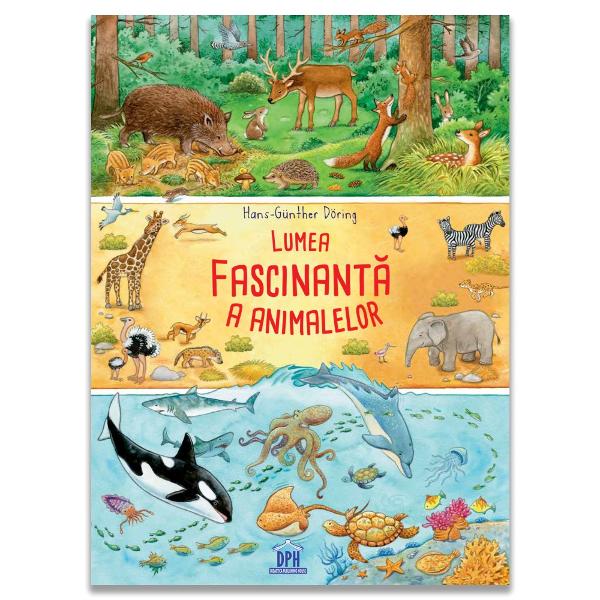 Cartea Lumea fascinant&259; a animalelor este un ghid educativ &537;i ilustrat care exploreaz&259; diverse ecosisteme &537;i fauna specific&259; acestora Structurat&259; pe capitole ce acoper&259; habitate precum p&259;durea poiana savana p&259;durea tropical&259; râurile lacurile &537;i regiunile polare cartea ofer&259; o incursiune detaliat&259; în via&539;a animalelor din fiecare mediuFiecare sec&539;iune descrie activit&259;&539;ile 