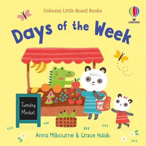 In a sing-song story Panda goes through the days of her week saying what she does each day Monday is nursery day Tuesday is shopping day Wednesday is washing day With sweet humorous illustrations of what she gets up to each day - painting a rainbow at nursery on Monday baking with grandma on Thursday and playing in the park on Saturday - this charming book uses repetition and rhythm to encourage young children to join in naming the days of the week