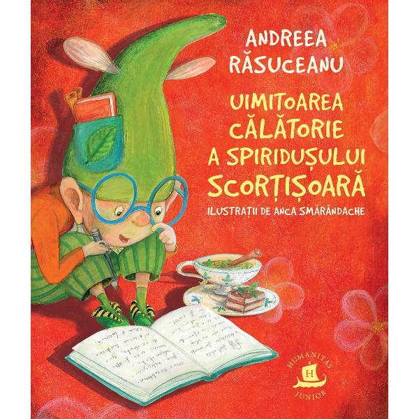 „O poveste delicat&259; plin&259; de aventur&259; &351;i de poezie cu parfum de mirodenie scump&259; &351;i rar&259;“ —&8202;ANA ALFIANU A fost odat&259; ca niciodat&259; un spiridu&351; într-atât de mic încât î&351;i f&259;cuse cas&259; într-o tr&259;istu&355;&259; fermecat&259; Acolo bea ceai parfumat mânca banane &351;i mai presus de toate citea pove&351;ti la lumina 