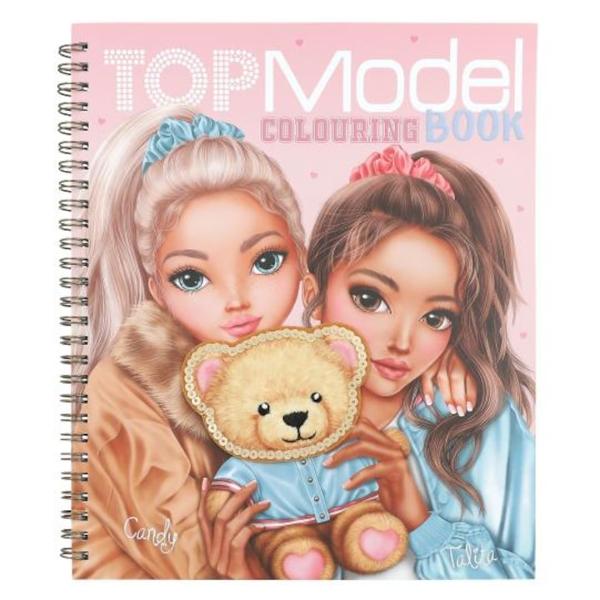 Aceasta carte de colorat din seria TOPModel Team Teddy are 40 de pagini de colorat cu modele cool de modele si o multime de ursuleti de plus adorabili De asemenea este inclus o foaie de autocolante pentru a-ti decora opera de arta  