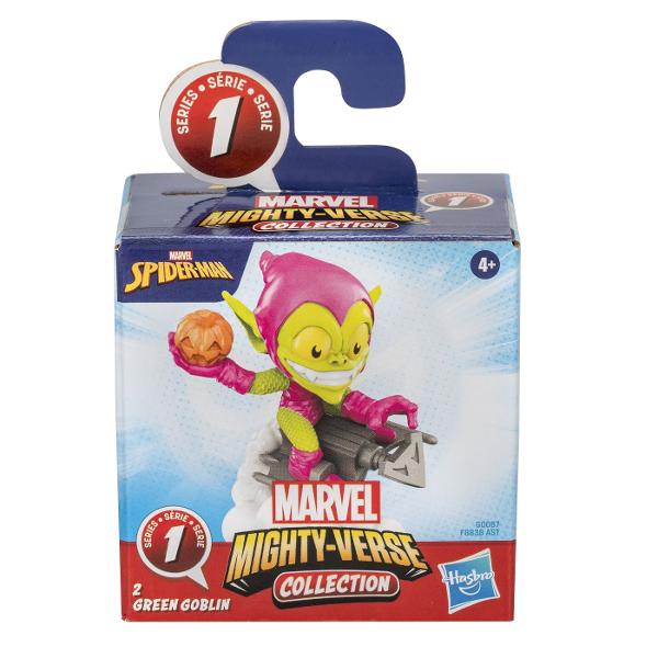 Imaginati-va super-eroii si raufacatorii tai preferati in forma de buzunar Colectia Marvel Spider-Man Mighty-Verse Series 1 are 6 personaje din care sa aleaga Spider-Man Green Goblin Miles Morales Venom Spider-Gwen si Spider-Man 2099 Fiecare figura de actiune masoara 572 cm si prezinta ipostaze dinamice de actiune care sunt gata pentru timpul de joaca sau pentru afisare interesanta Aceste miniaturi adorabile sunt micile cadouri sau premii perfecte pentru baieti si fete Colecteaza 