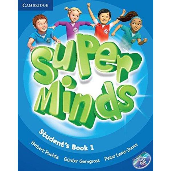 Super Minds is a seven-level course for young learners Super Minds from a highly experienced author team enhances your students thinking skills improving their memory along with their language skills This Level 1 Students Book includes visualisation exercises to develop creativity cross-curricular thinking with fascinating English for school sections and lively stories that explore social values The fabulous DVD-ROM features animated stories interactive games and activities including 