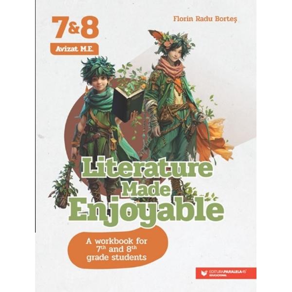 Literature Made Enjoyable este o invita&539;ie spre fascinanta lume a c&259;r&539;ilor Aceast&259; culegere invit&259; elevul s&259; exploreze universul lecturii – un univers în care poate fi cavaler sau erou prin&539; sau prin&539;es&259; îi poate înso&539;i pe Robin Hood &537;i pe Alice în nenum&259;ratele lor aventuri îi poate înfrunta pe Shere 