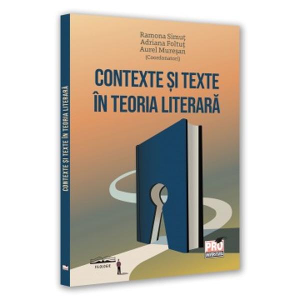 In cele douazeci si opt de capitole ale sale volumul Contexte si texte in teoria literara reprezinta o incercare de dezambiguizare a acestui vast areal stiintific ingloband o pleiada de termeni curente permutari nume si texte in desfasurarea lor cronologica si practica Constienti ca privim “teoria literara” ca pe un termen generic data fiind insemnatatea disciplinelor pe care le acopera atat diacronic cat si sincronic am considerat de bun augur 