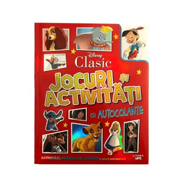 Intr&259; în lumea captivant&259; a filmelor clasice Disney pentru o aventur&259; plin&259; cu activit&259;&539;i Plin&259; de autocolante de puzzle-uri &537;i de jocuri ce î&539;i vor da de gândit plus multe alte surprize aceast&259; carte este ideal&259; pentru fanii Disney de pretutindenidiv 