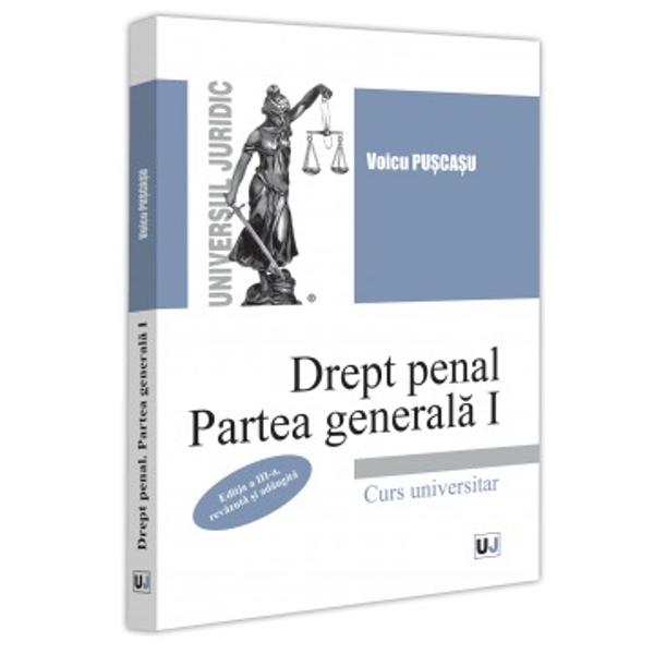 Redactata în stilul unui breviar juridic lucrarea trateaza în mod sintetic problemele cuprinse în  programa universitara a cursului de Drept penal Partea generala aferent primului semestru al anului II de facultateLucrarea este sistematizata pentru expunerea a 14 cursuri primele trei fiind consacrate aspectelor generale ale dogmaticii juridice penale no&539;iunea de drept penal stiinta dreptului 