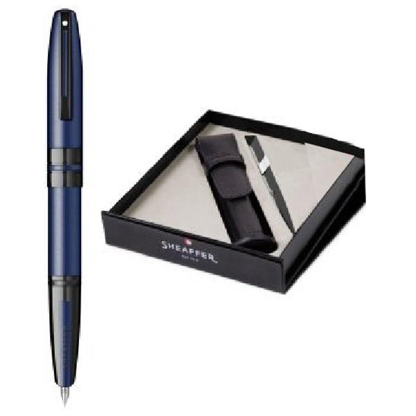 Stilou Sheaffer Icon Matte BlueCorp din alama lacuit cu multiple straturi de lac Capac din alama lacuit cu multiple straturi de lacCapacul se inchide prin apasareAccesorii din alama placate cu aliaj black trimClipul din otel tip arc placat cu aliaj black trimGrip din rasina de culoare albastraPenita din otel inoxidabilStiloul functioneaza atat cu cartuse sau convertoroptional 