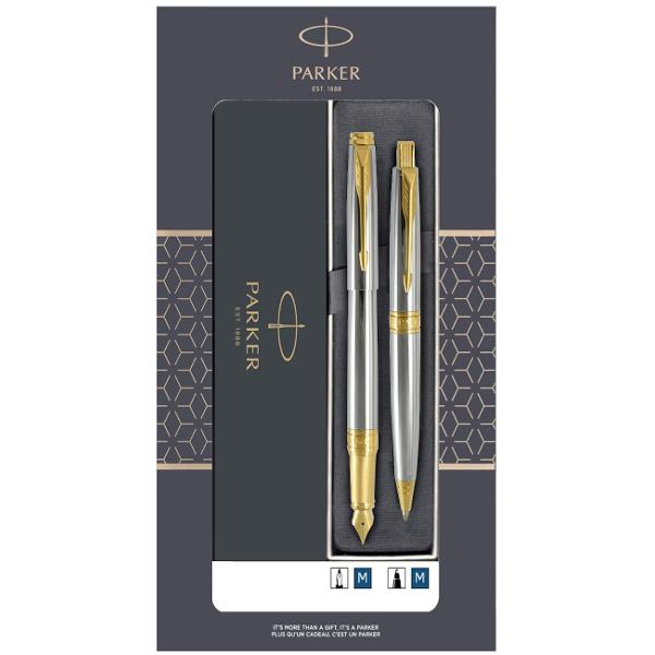 Setul Parker Aster format dintr-un stilou &537;i un pix este conceput pentru a oferi o experien&539;&259; de scriere elegant&259; &537;i precis&259; Cu un design atemporal acest set este potrivit atât pentru uz personal cât &537;i ca un cadou deosebit oferind o combina&539;ie de stil &537;i func&539;ionalitate Este prezentat într-o caset&259; elegant&259; cu fereastr&259; ideal&259; pentru p&259;strare sau pentru a fi oferit&259; cadoubr 