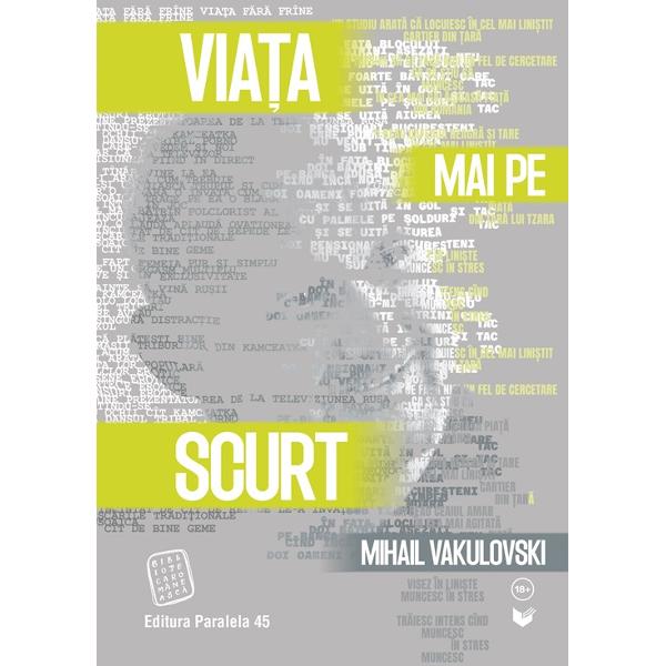 Iubesc poezia cîtorva poete &537;i poe&355;i din Genera&355;ia 2000 dar cu niciuna &537;i niciunul nu am o rela&355;ie atît de special&259; ca aceea pe care o am cu poezia lui Mihail Vakulovski Cînd nu mai &537;tiu s&259; scriu poezie îl citesc pe Mihail Vakulovski &537;i m&259; încarc imediat ca o ma&537;in&259; electric&259; la priz&259; Poemele noastre nu seam&259;n&259; defel nu despre pasti&537;&259; sau epigonism e vorba nici despre 