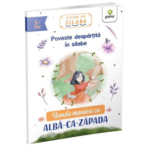 În Bunele maniere cu Alb&259;-ca Z&259;pada copilul va afla despre puterea cuvintelor magice De asemenea va înv&259;&539;a c&259; amabilitatea te poate ajuta s&259; ob&539;ii ce-&539;i dore&537;ti &537;i c&259; nu trebuie s&259;-&539;i pierzi niciodat&259; speran&539;a