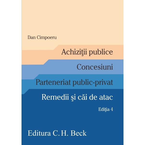 Despre lucrareLucrarea conceput&259; sub forma unui curs universitar este în acord cu noul cadru normativ &537;i abordeaz&259; exhaustiv problematica achizi&539;iilor publice astfel achizi&539;iile publice „clasice” achizi&539;iile sectoriale achizi&539;iile publice în domeniile ap&259;r&259;rii &537;i securit&259;&539;ii concesiunile de lucr&259;ri &537;i de servicii remediile &537;i c&259;ile de atac Pentru o mai 