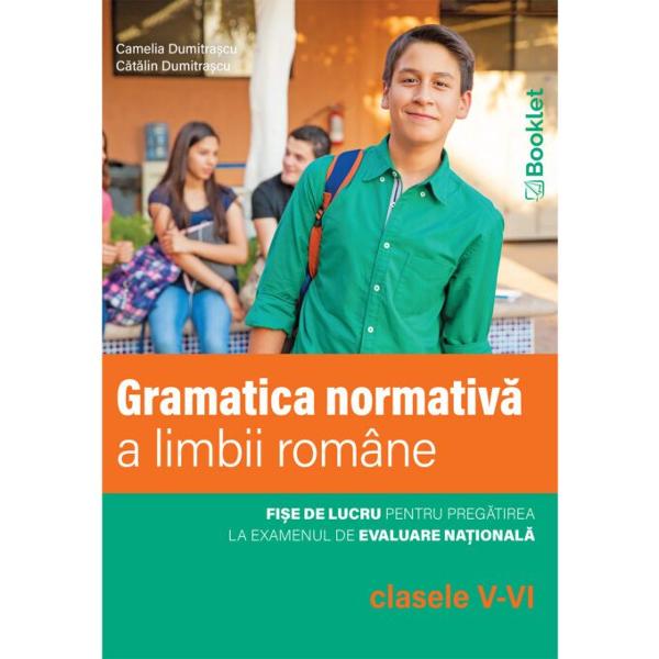 Gramatica normativ&259; a limbii române vine în sprijinul elevilor &537;i al profesorilor cu 600 de exerci&539;ii normative înso&539;ite de r&259;spunsuri &537;i sugestii de rezolvareVolumul con&539;ine 35 de fi&537;e de antrenament &537;i 40 de teste de evaluare Exerci&539;iile din fi&537;ele de antrenament sunt înso&539;ite de explica&539;ii accesibile aplicate con&539;inuturilor &537;i tipurilor de gre&537;eli vizate care îl 