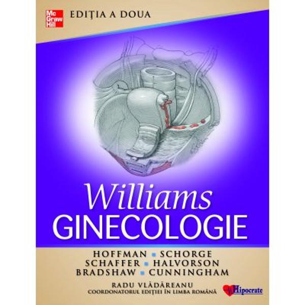 Singura resurs&259; ginecologic&259; care este o combina&539;ie între un tratat &537;i un atlas procedural color  Pe de o parte un tratat medical &537;i pe de alt&259; parte un atlas chirurgical Williams Ginecologie este scris de renumita echip&259; de medici ginecologi de la clinica universitar&259; a spitalului Dallas Parkland Hospital care este responsabil&259; &537;i pentru Williams Obstetric&259; Noua edi&539;ie 