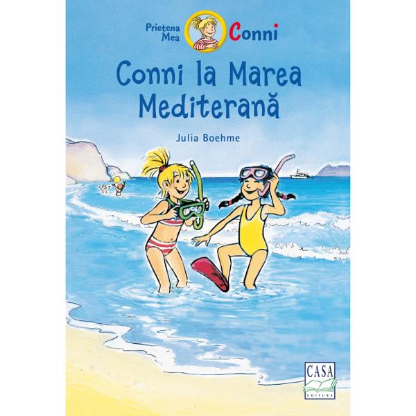 Conni zboar&259; spre Grecia cu p&259;rin&539;ii &537;i cu fratele ei Iacob În sfâr&537;it e vacan&539;&259; Pe insula Creta nimicnu e ca acas&259; Marea e întins&259; &537;i albastr&259; iar pe str&259;zile ora&537;ului te po&539;i pierde foarte u&537;or Ce binec&259; exist&259; greci care vorbesc germana – altfel Conni nu &537;i-ar mai fi reg&259;sit familia &537;i nici n-ar fi v&259;zutvreodat&259; un 