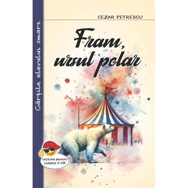 Fram ursul polar-Cezar PetrescuDesi comparat cu Jack London sau Kipling Cezar Petrescu trateaza personal o idee originala Departe de antropomorfizarea cu care opereaza Kipling Fram „era un urs dresat nu un urs fermecat“ „nu capatase darul vorbirii si nici nu avea o minte omeneasca sa cugete chiar ca un om“ In realitate comportamentul sau e relatat minutios iar apoi pentru gesturile sale e propusa o ipoteza interpretativa comentariul apartine insa 