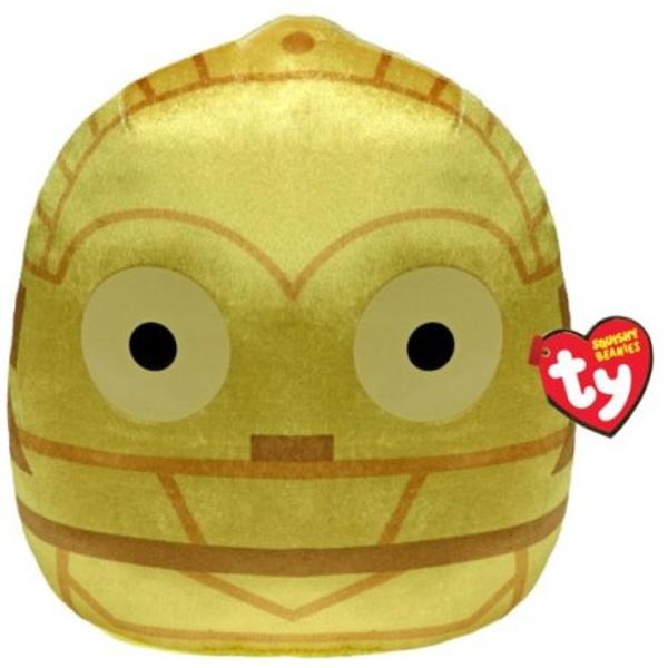 Jucarie de plus TY Squishy Beanies - Star Wars C3PO 22cm TY39260