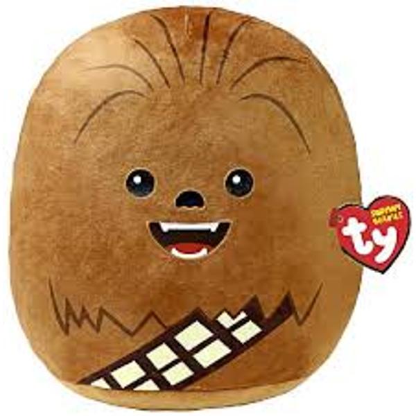 Jucarie de plus TY Squishy Beanies - Star Wars Chewbacca 22 cm TY39259