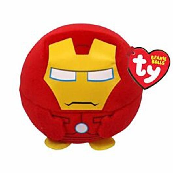 Jucarie de plus TY Beanie Balls - Marvel  Iron Man 9 cm TY42565