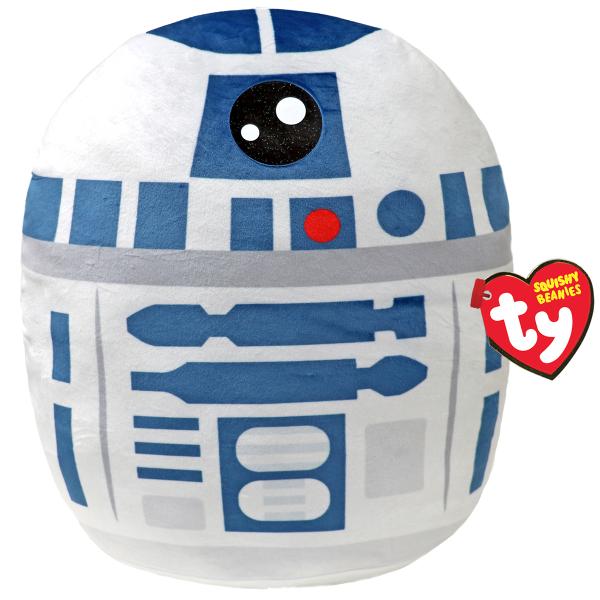 Jucarie de plus TY Squishy Beanies - Star Wars R2D2 30 cm TY39359