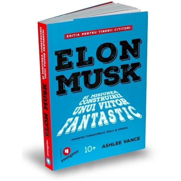 O poveste motiva&539;ional&259; despre unul dintre cei mai importan&539;i inovatori din lume acum adaptat&259; pentru tinerii cititori În istorie sunt pu&539;ini oameni care ar putea s&259; egaleze entuziasmul &537;i viziunea lui Musk O combina&539;ie modern&259; de inventatori &537;i antreprenori celebri ca Thomas Edison Henry Ford &537;i Steve Jobs Musk este omul din spatele unor companii ca SpaceX Tesla SolarCity &537;i PayPal care transform&259; 
