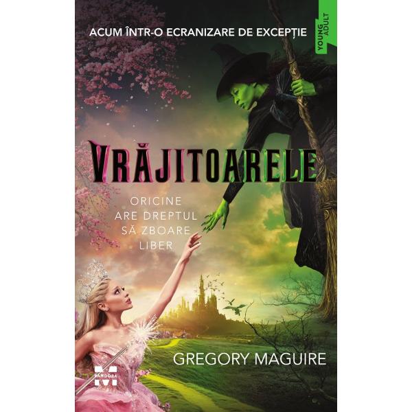 Bestsellerul New York Times care a inspirat musicalul de succes Wicked premiat cu Tony &537;i o megaproduc&539;ie cinematografic&259;  Oricine are dreptul s&259; zboare liber Cu ani buni înainte ca Dorothy &351;i câinele ei s&259; fie purta&355;i de stihii în Oz o 