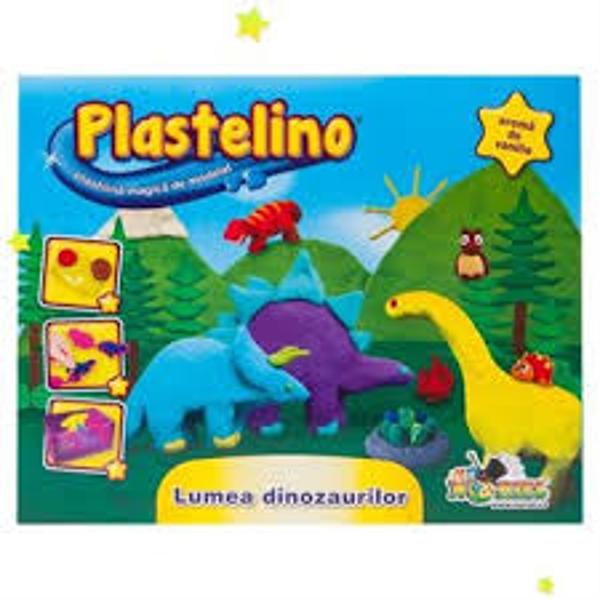 Bine ai venit in lumea lui Plastelino Acesta este locul magic in care poti sa-ti imaginezi sa creezi sa construiesti la nesfarsit Aventura imaginatiei tale incepe acum Seturile tematice Plastelino® contin plastilina de calitate cu aroma de vanilie si accesorii care ii permit copilului sa modeleze plastilina in cele mai trasnite si mai creative forme Daca iti place sa iti pui imaginatia la lucru in mod sigur Plastelino va fi preferatul tau pentru ca are o multime de instrumente 