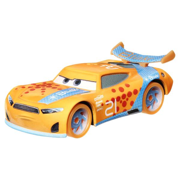 Cars Glow Racers Masinuta Metalica Ryan Inside Laney 1:55 MTHPG76_HPJ95 Pregateste-te pentru cursele nocturne Starul Disney Pixar Cars Lightning McQueen echipa sa si alti prieteni din Cupa Piston sunt pregatiti pentru o noua cursa Fiecare vehicul metalic are o culoare care straluceste in intuneric oferind o noua experienta de joc de curse Copiii pot colecta vehiculele si seturile de joaca ale seriei pentru mai multe povesti pline de actiune Cadou ideal pentru fanii masinii de la 3 ani in sus Fiecare se vinde separat in functie de disponibilitate Culorile