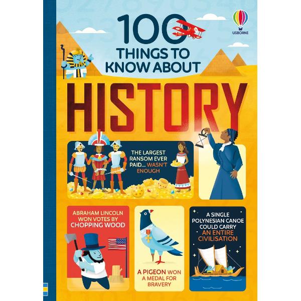 Did you know that mammoths and pharaohs walked the earth at the same time Or that over 30 types of gladiators fought in ancient Rome This fascinating book is filled with 100 historical facts bright infographic-style illustrations a glossary and index There are also links to specially selected websites with video clips and more information 