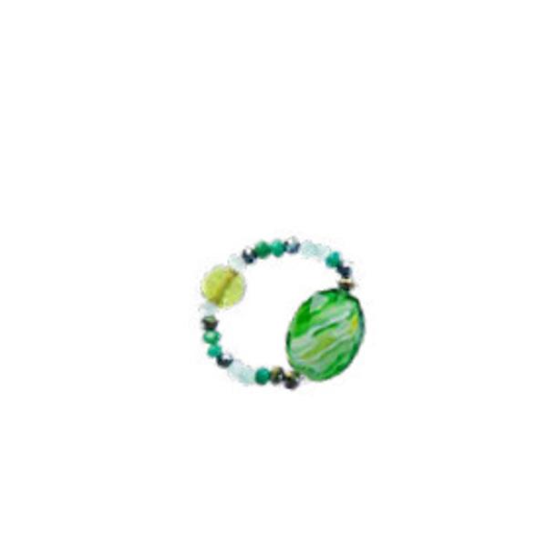 Inel din margele verde Believe in yourself Artebene A252237 
