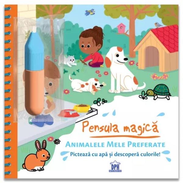 &10024; Descoper&259; magia picturii cu ap&259;Aceast&259; carte interactiv&259; este perfect&259; pentru cei mici oferindu-le &537;ansa de a explora culorile &537;i de a aduce la via&539;&259; animalele lor preferate Cu ajutorul pensulei speciale &537;i a apei copiii vor putea s&259; picteze desenele din carte iar culorile vor ap&259;rea ca prin magie Dup&259; uscare culorile dispar iar distrac&539;ia poate începe din nouCartea este mai mult 