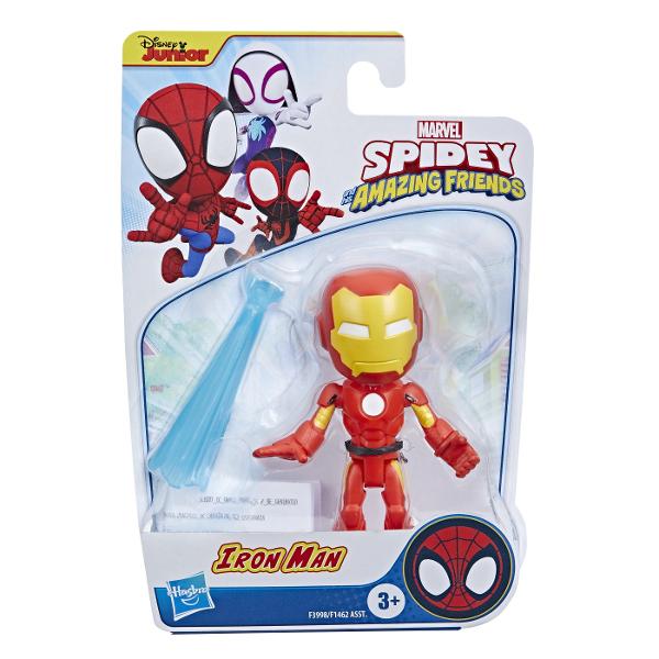 Spidey si prietenii lui uimitori sunt pregatiti de aventuri cu panza de paianjen cu aceste figurine inspirate de noul desen animat Figurinele de 10 cm au 6 puncte de articulatie si design specific Copiii pot colectiona intreaga echipa pentru a retrai aventuri pline de distractie la fel ca in serial Fiecare figurina dispune de un accesoriu specific personajului Sortimentul include personajele Spider-Man Miles Morales Spinn Ghost-Spider Ghost si Green Goblin Fiecare figurina se vinde 