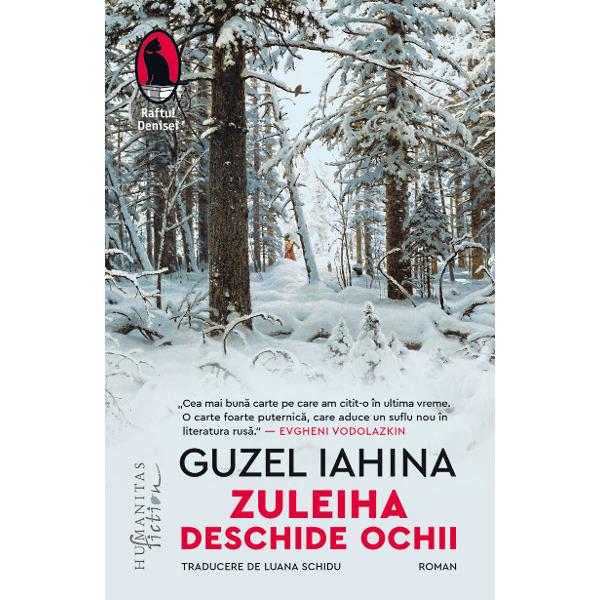 Cuvânt înainte de Ludmila Uli&539;kaiaTraducere &537;i note de Luana Schidu Marea revela&539;ie a literaturii ruse din 2015 romanul Zuleiha deschide ochii salutat cu entuziasm la apari&539;ie de Ludmila Uli&539;kaia &537;i Evgheni Vodolazkin a fost recompensat cu cele mai importante premii Bol&537;aia Kniga dublu câ&537;tig&259;tor Premiul întâi &537;i Premiul cititorilor – Locul întâi Iasnaia 