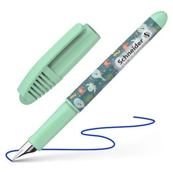 Stilou format mini pentru încep&259;toriPeni&539;&259; din otel armat grosime de scriere MUtilizeaz&259; cartu&537;e de cerneal&259; standardPotrivit pentru dreptaci &537;i stângaci