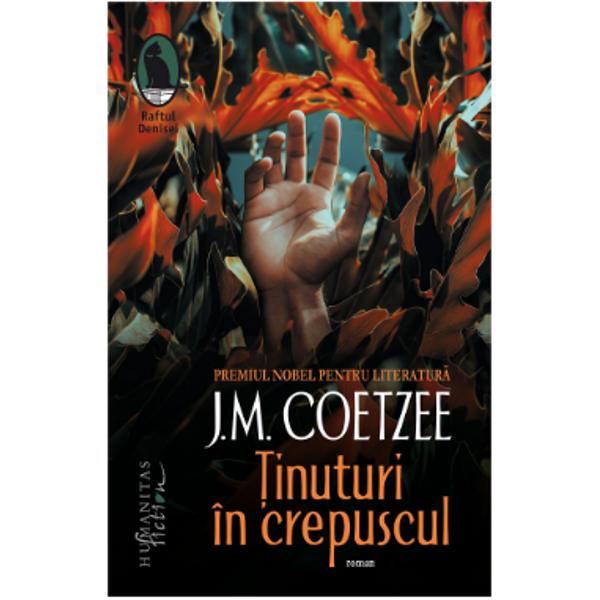 Primul roman al lui JM Coetzee &538;inuturi în crepuscul cristalizeaz&259; prin dou&259; pove&537;ti distincte teme sensibile precum cea a r&259;zboiului cu toate atrocit&259;&539;ile lui a iubirii &537;i mitogenezei ideea de apartenen&539;&259; la o na&539;iune sau la o etnie &537;i fenomenul ciocnirii civiliza&539;iilor a&537;a cum se întâmpl&259; pe de o parte între coloni&537;tii olandezi &537;i popula&539;iile 