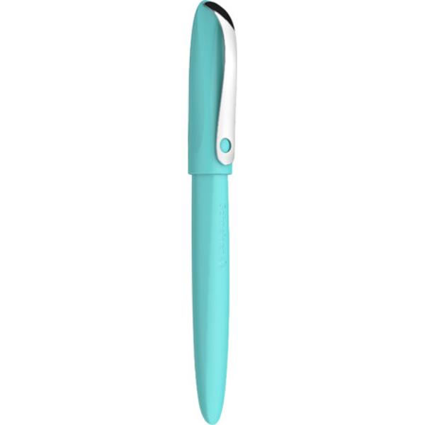 Stiloul Wavy este echipat cu peni&539;&259; din o&539;el inoxidabil rezistent&259; &537;i cu vârf din iridiu – perfect pentru elevii care încep s&259; scrie cu stiloul Zona de prindere cauciucat&259; ergonomic&259; potrivit&259; pentru dreptaci &537;i stângaci induce pozi&539;ia corect&259; de scris; în plus zona generoas&259; pentru prindere moale disip&259; punctele de presiuneWavy func&539;ioneaz&259; cu cartu&537;e de 