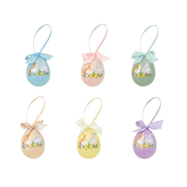 Cu forme clasice si decoratiuni delicate portelanurile din colectia Happy Easter vor crea o atmosfera proaspata si lipsita de griji la masa ta de Paste Acest set are decora&539;iuni delicate cu tematic&259; pascal&259; av&acirc;nd &icirc;n centru doi iepura&537;i simpatici &icirc;nconjura&539;i de pui&537;ori curio&537;i pe un fundal de paji&537;te &icirc;nflorit&259;Decoreaz&259;-&539;i masa de Pa&537;te cu aceste ou&259; magice din ceramic&259; din colec&539;ia 