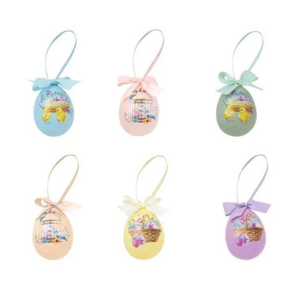 Decoreaz&259;-&539;i masa de Pa&537;te cu aceste ou&259; magice din ceramic&259; din colec&539;ia Spring Bloom a brandului italian Easy Life  Aceste ou&259; frumos decorate prezint&259; motive delicate de prim&259;var&259; cu pui p&259;s&259;ri &537;i detalii florale în nuan&539;e pastelate delicateFabricate din ceramic&259; de înalt&259; calitate sunt u&537;oare durabile &537;i au un aspect elegant Ambalate într-o cutie frumoas&259; de 