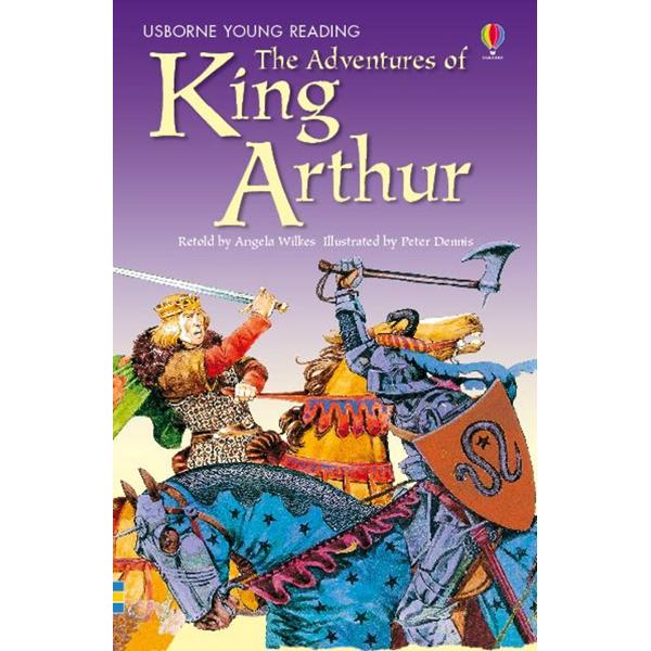     The daring and bold adventures of King Arthur told for children growing in reading confidence and ability    When Arthur pulls a sword from a stone he is proclaimed King of Britain However many challenges lie ahead including treacherous knights a mysterious lady in a lake and a fight for his kingdom    Vividly illustrated by Peter 