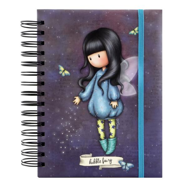 Agenda cu spira Gorjuss Bubble Fairy72 de pagini cu liniatura dictando72 pagini cu liniatura in patratele72 de pagini cu liniatura dictando si prevazute la capat de rand cu casute pentru selectie multipla - ideale pentru intocmirea listelor6 buzunare tip armonica atasate copertei din fataDimensiune 18 x 21x 3 cm