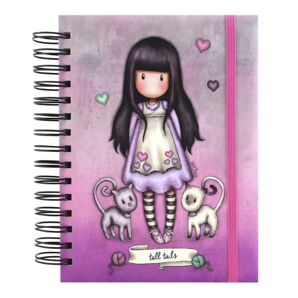 Agenda cu spira Gorjuss Tall Tails72 de pagini cu liniatura dictando72 pagini cu liniatura in patratele72 de pagini cu liniatura dictando si prevazute la capat de rand cu casute pentru selectie multipla - ideale pentru intocmirea listelor6 buzunare tip armonica atasate copertei din fata verzi cu bulinute;