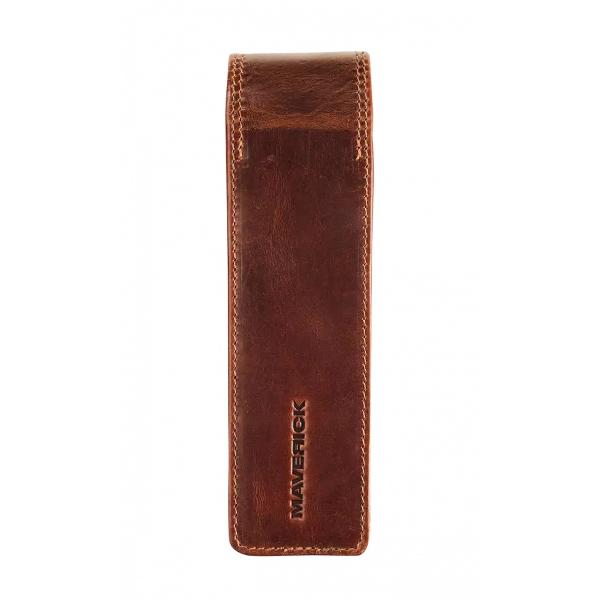 Penar din piele pentru 2 instrumente de scrisFabricat din piele de înalt&259; calitate cu un aspect natural Piele natural&259; full grain t&259;b&259;cit&259; vegetal cu finisaj uleios pull-up Extra bine uleiat&259; astfel încât zgârieturile dispar u&537;or prin frecarebr 
