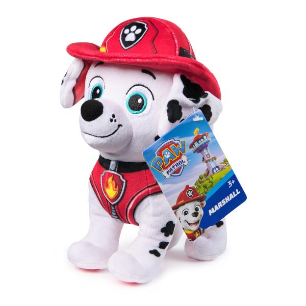 Porneste in misiuni de salvare palpitante cu personajele din Patrula catelusilor Inalte de 17 cm aceste figurine de plus sunt gata pentru aventura in uniforma lor oficiala Blana moale si chipul expresiv surprind in mod autentic indragitele personaje aducandu-le la viata pentru fanii de toate varstele Fie ca este vorba de misiuni de joaca sau de visare in timpul somnului aceste plusuri au dimensiunea perfecta pentru a insoti fiecare aventura Jucariile pentru prescolari din Patrula 