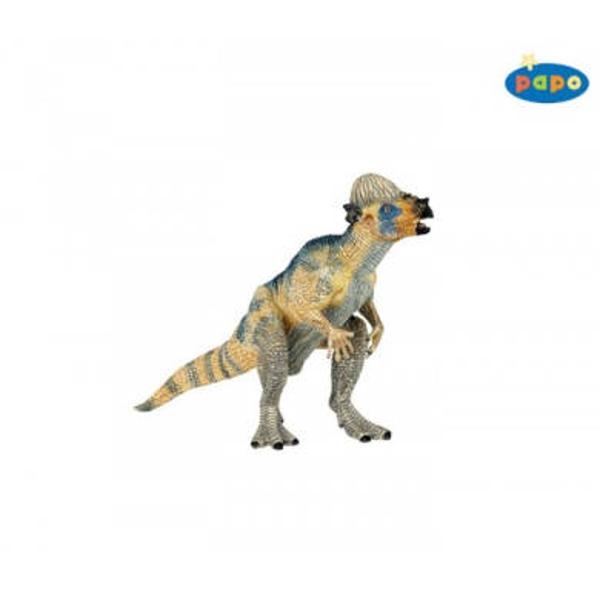 Figurina Papo -Pachycephalosaurus 14x9 cmJucarie educationala realizata manual excelent pictata si poate fi colectionata de catre copii sau adaugata la seturile de joacaUn excelent stimulent pentru a extinde imaginatia copiilor dezvoltand multe oportunitati de joacaNu contine substante toxiceL 14cm x H 9cmVarsta 3 aniAsemeni tuturor figurinelor Papo Velociraptor face parte din colectia de figurine preistorice este pictat manual vopselurile folosite respecta standardele europene de 