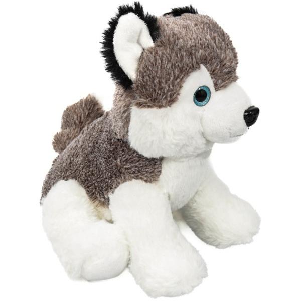 Jucarie de plus model huskyMaterial poliesterVarsta recomandata 3 ani 