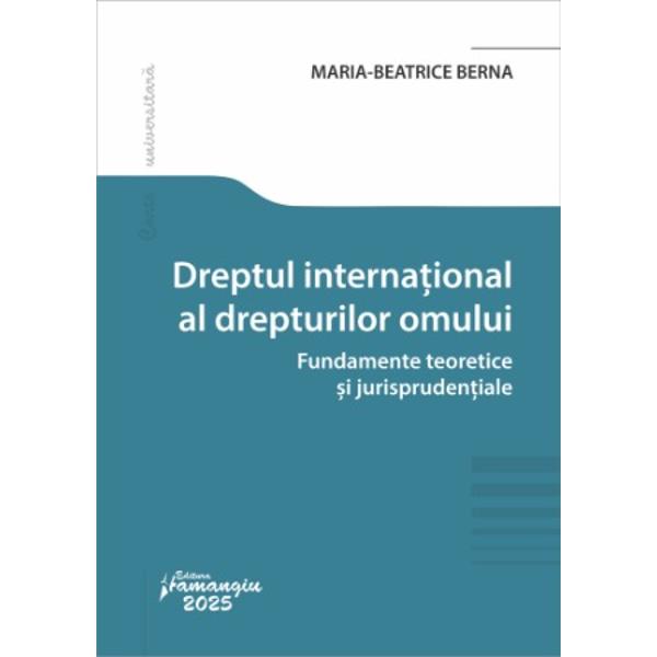 Lucrarea Dreptul international al drepturilor omului Fundamente teoretice si jurisprudentiale isi propune sa prezinte dinamica principalelor instrumente juridice din domeniul drepturilor omului precum si evolutiile cadrului jurisprudential si doctrinar in materieInformatiile cuprinse in structura ei imbina vocatia informativa cu cea formativaIn dimensiunea informativa lucrarea urmareste prezentarea aspectelor referitoare la structura modul de functionare instrumentele 